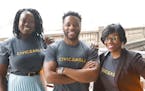 Yemi Adewunmi, Damola Ogundipe and Shawntera Hardy are co-founders of Civic Eagle, a Twin Cities-based software platform company feature in Google’s