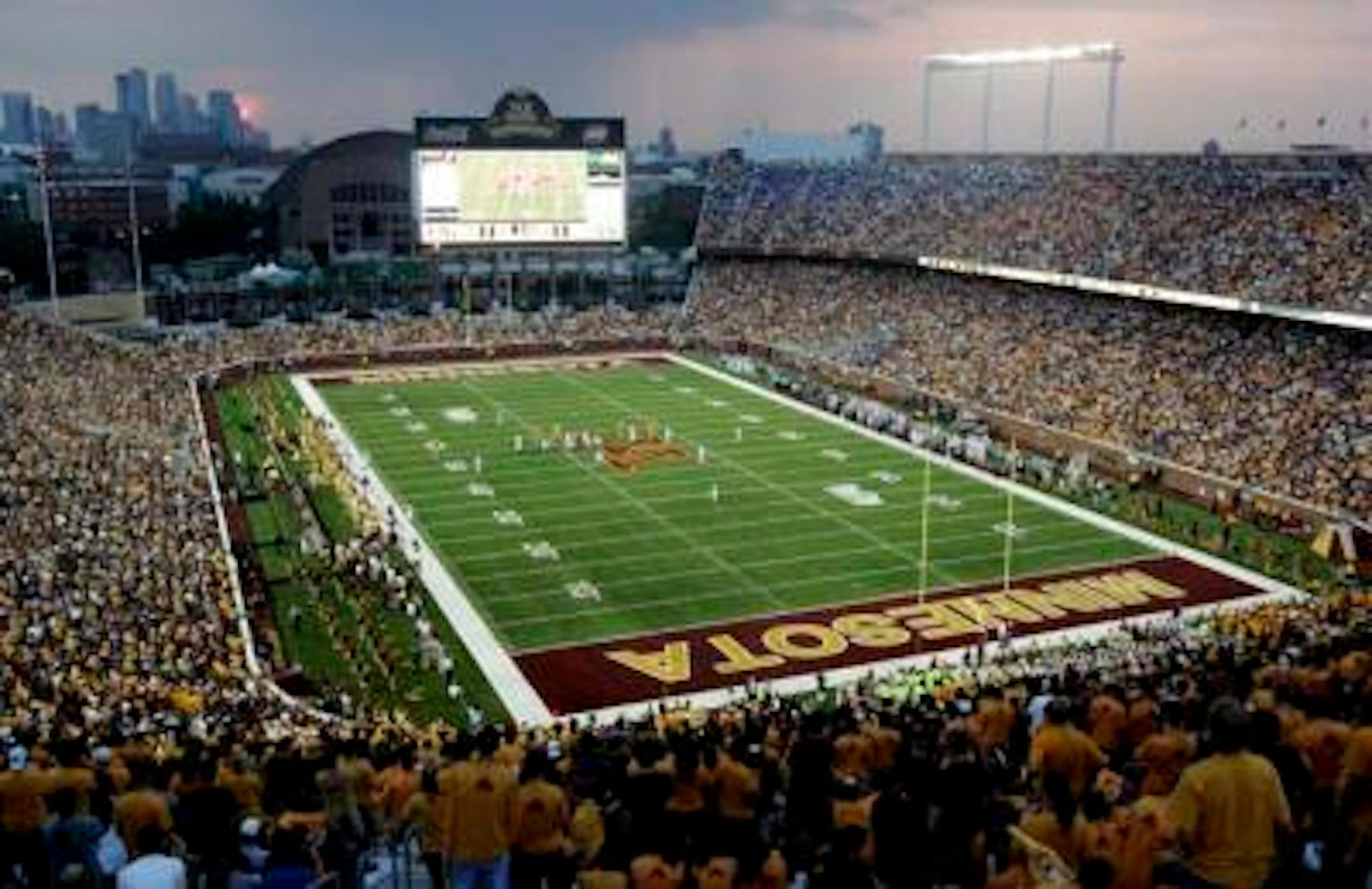 TCF Bank Stadium, home of the Gophers.