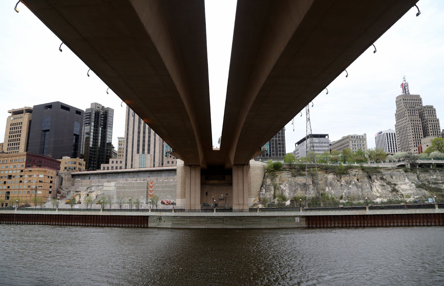 The city of St. Paul is trying to reconnect to the Mississippi River. Seen from Raspberry Island, the Wabasha Street Bridge spans the river Wednesday, April, 27, 2016, in downtown, St. PaulMN.](DAVID JOLES/STARTRIBUNE)djoles@startribune.com St. Paul, like many American towns, was built with its back turned to the river. The city was a shipping hub and there was no desire to connect to the industrial, grimy Mississippi. That has changed and over the past several decades there have been various ef