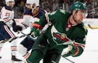 A hard-charging Jordan Greenway assisted on the Wild's first two goals in a 3-0 victory over Edmonton on Tuesday night before leaving the game because
