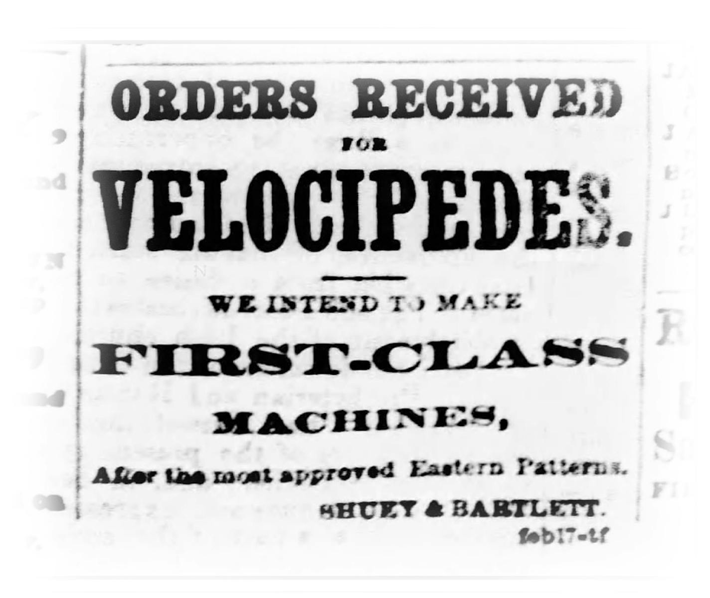 Clip of Feb. 20, 1869, on the front page of The Minneapolis Daily Tribune