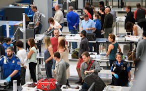 Security lines at Minneapolis-St. Paul International Airport moved at a normal pace Thursday morning with no visible backups. The TSA had most checkpo