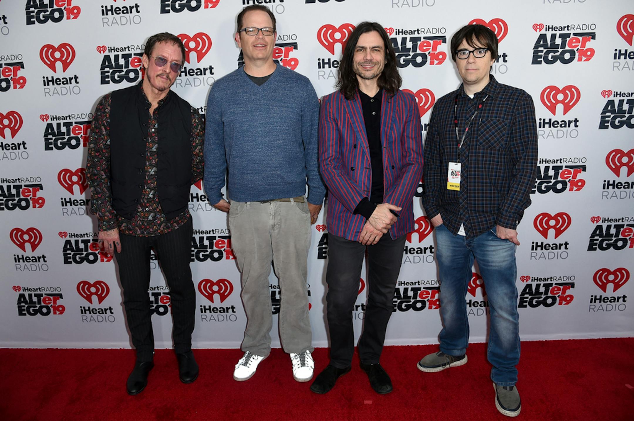 Weezer attends the 2019 iHeartRadio ALTer Ego concert at The Forum on Saturday, Jan. 19, 2019, in Inglewood, Calif.