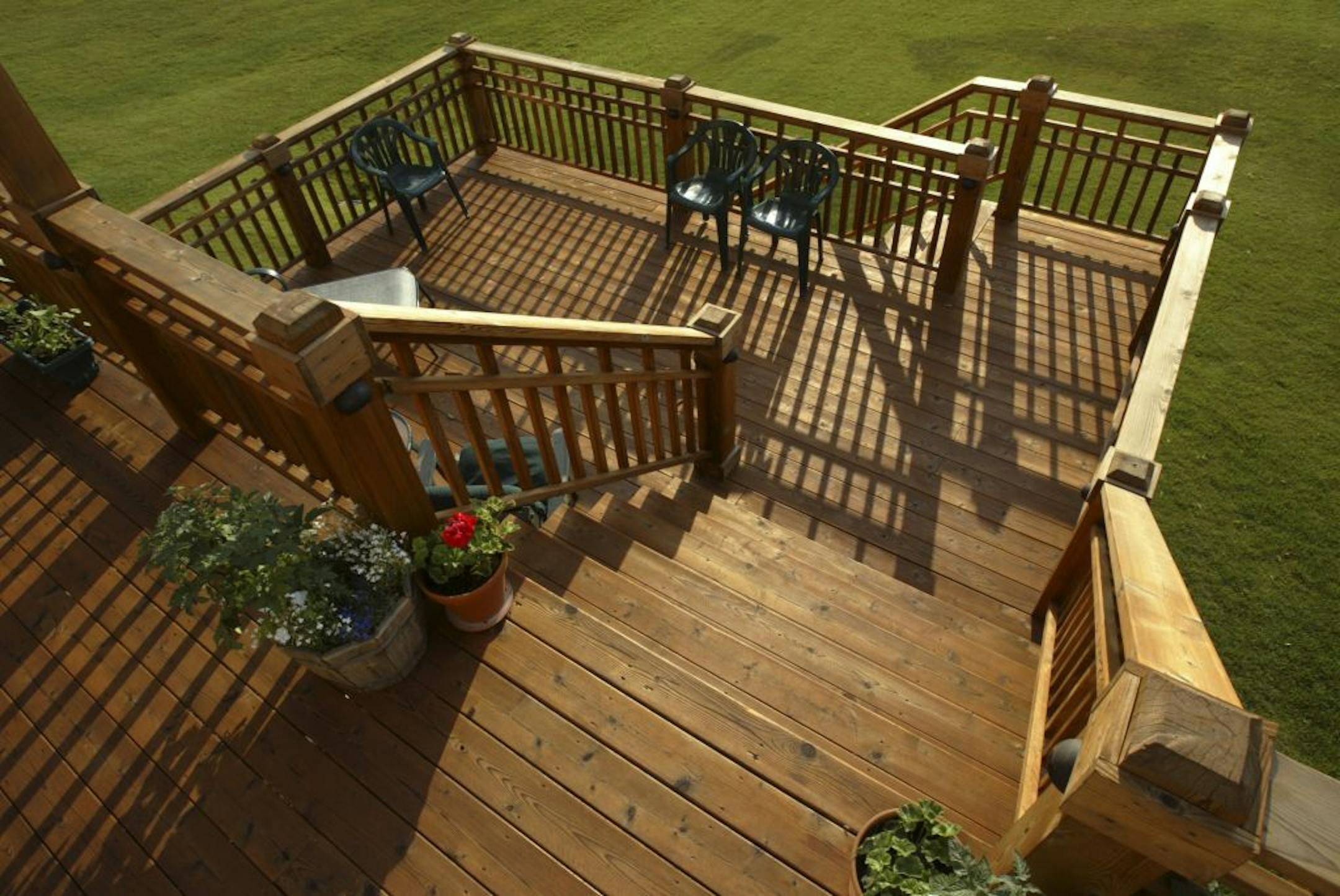When planning a deck, let usage guide size.