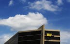 Best Buy signage at the company headquarters Thursday, June 7, 2012, in Richfield, MN for an upcoming story.