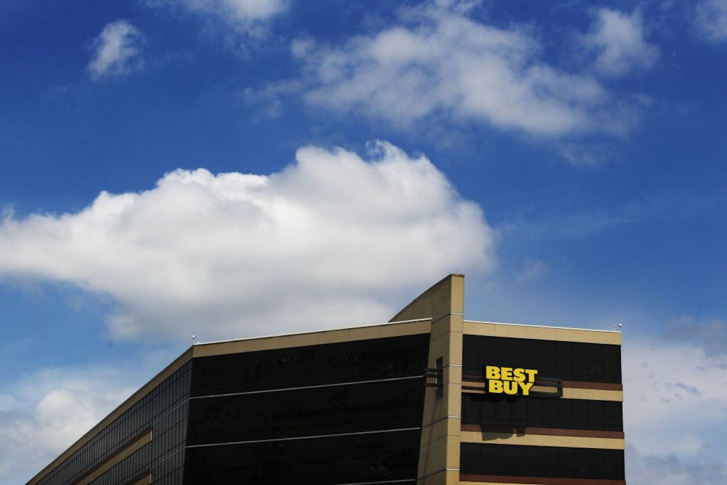 Best Buy signage at the company headquarters Thursday, June 7, 2012, in Richfield, MN for an upcoming story.