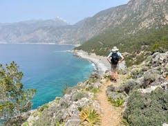 Three couples embarked upon a self-guided hiking trip along the southwest coast of Crete, Greece’s largest island in the Mediterranean.