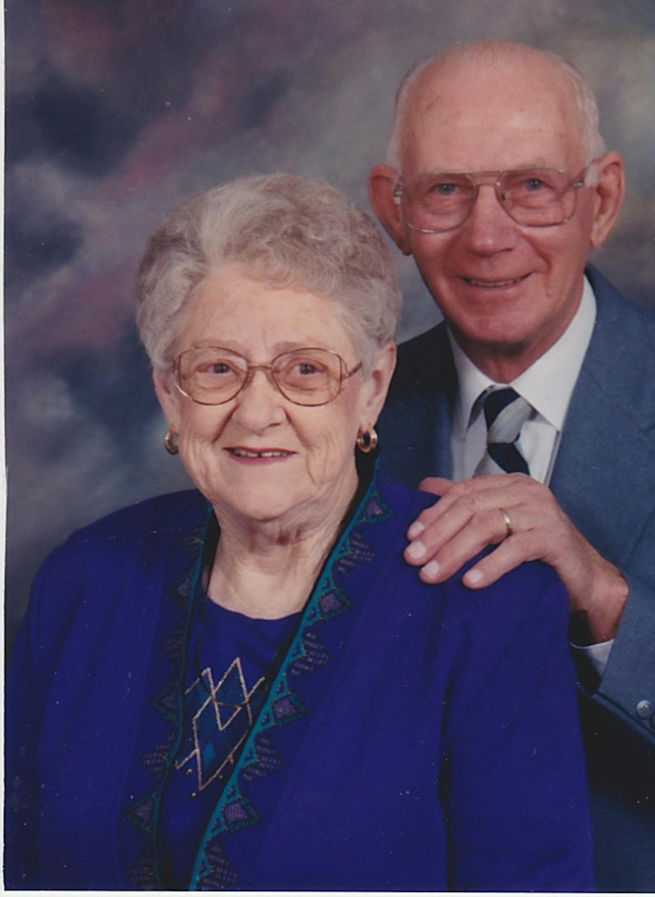 Ken Stormo, 92, passed away on April 2013. He is pictured with his wife of 70 years, Ruth, who passed away in 2011.