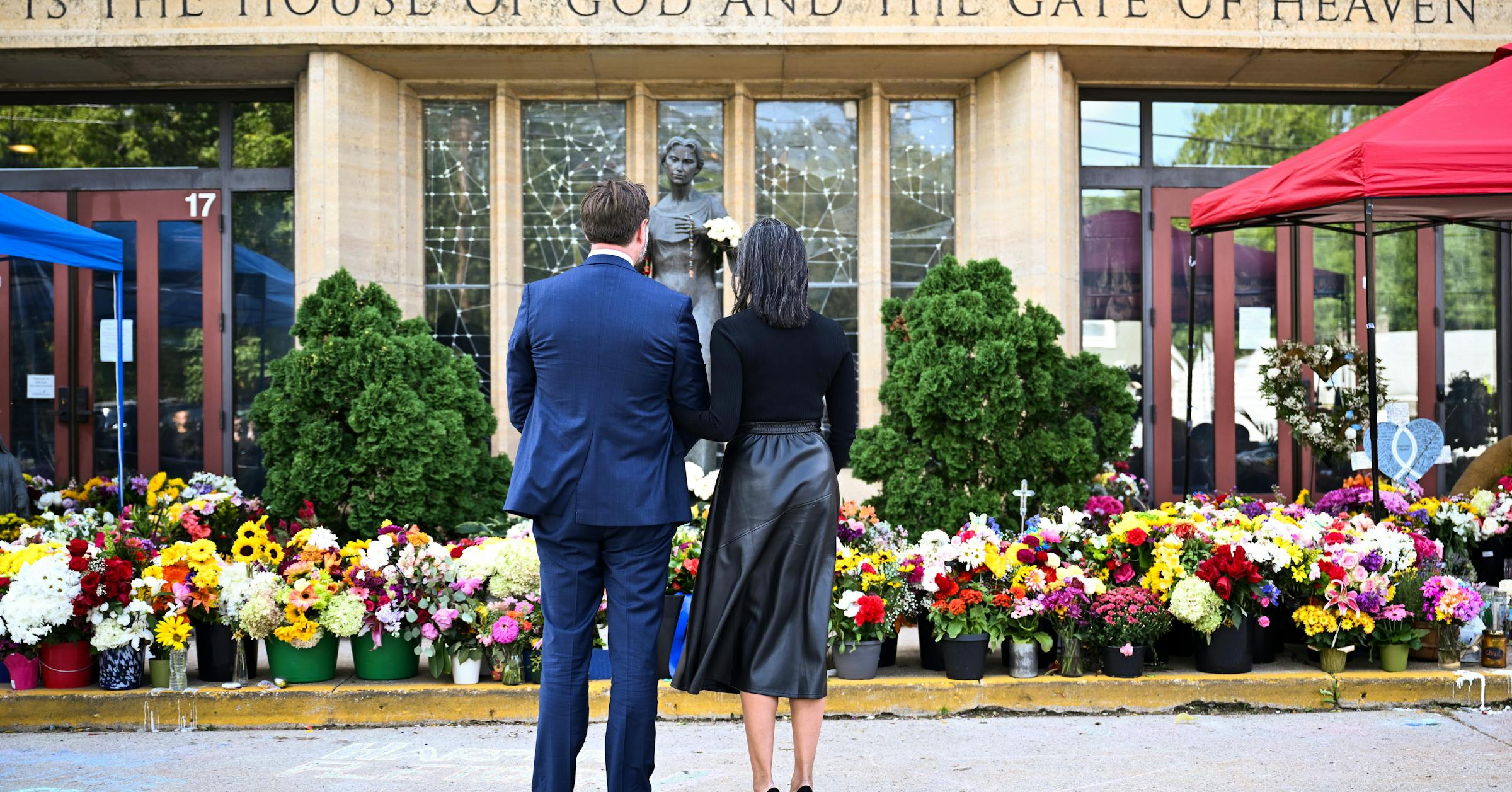 Vice President JD Vance visits families, victims of Annunciation shooting