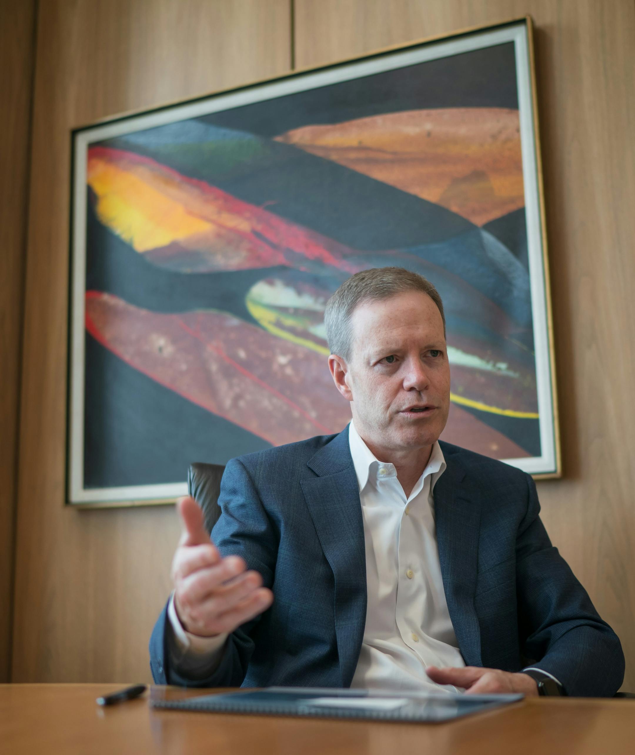 3M CEO Mike Roman. ] GLEN STUBBE &#x2022; glen.stubbe@startribune.com Friday, August 23, 2019 3M CEO Mike Roman just completed his first year as 3M CEO & is newly appointed board chair. Roman takes helm and battles two difficult quarters as global economy slows and restructuring & job cuts occur.