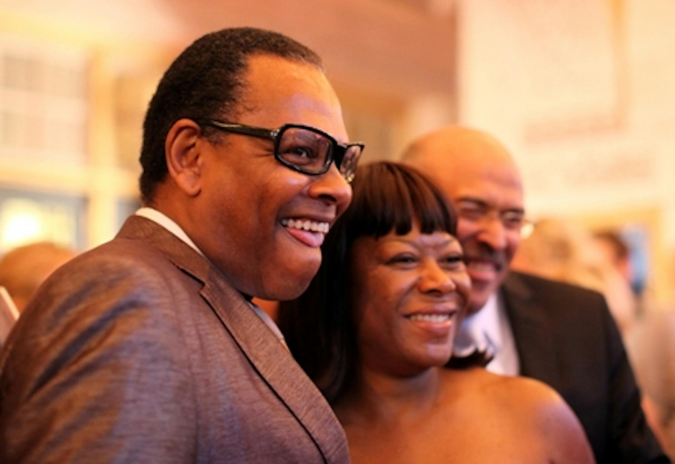 Dennis Spears with Greta Oglesby on the red carpet at Monday's Ivey Awards.