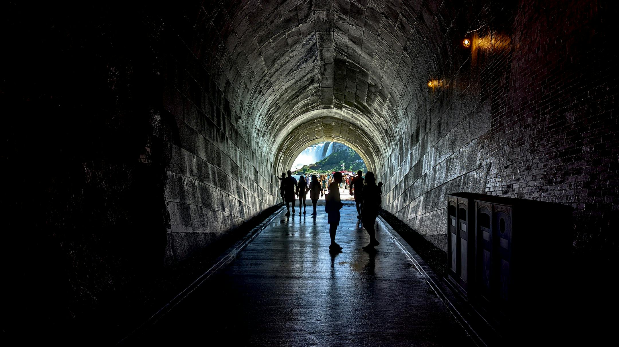A tunnel beneath the restored Niagara Parks Power Station leads to unique views of the falls. MUST CREDIT: Photo for The Washington Post by Laura Randall