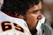 Jeremiah Carter was a Gophers tackle from 1998-2002. He has been the athletic department's director of compliance since 2015, and part of his duties i