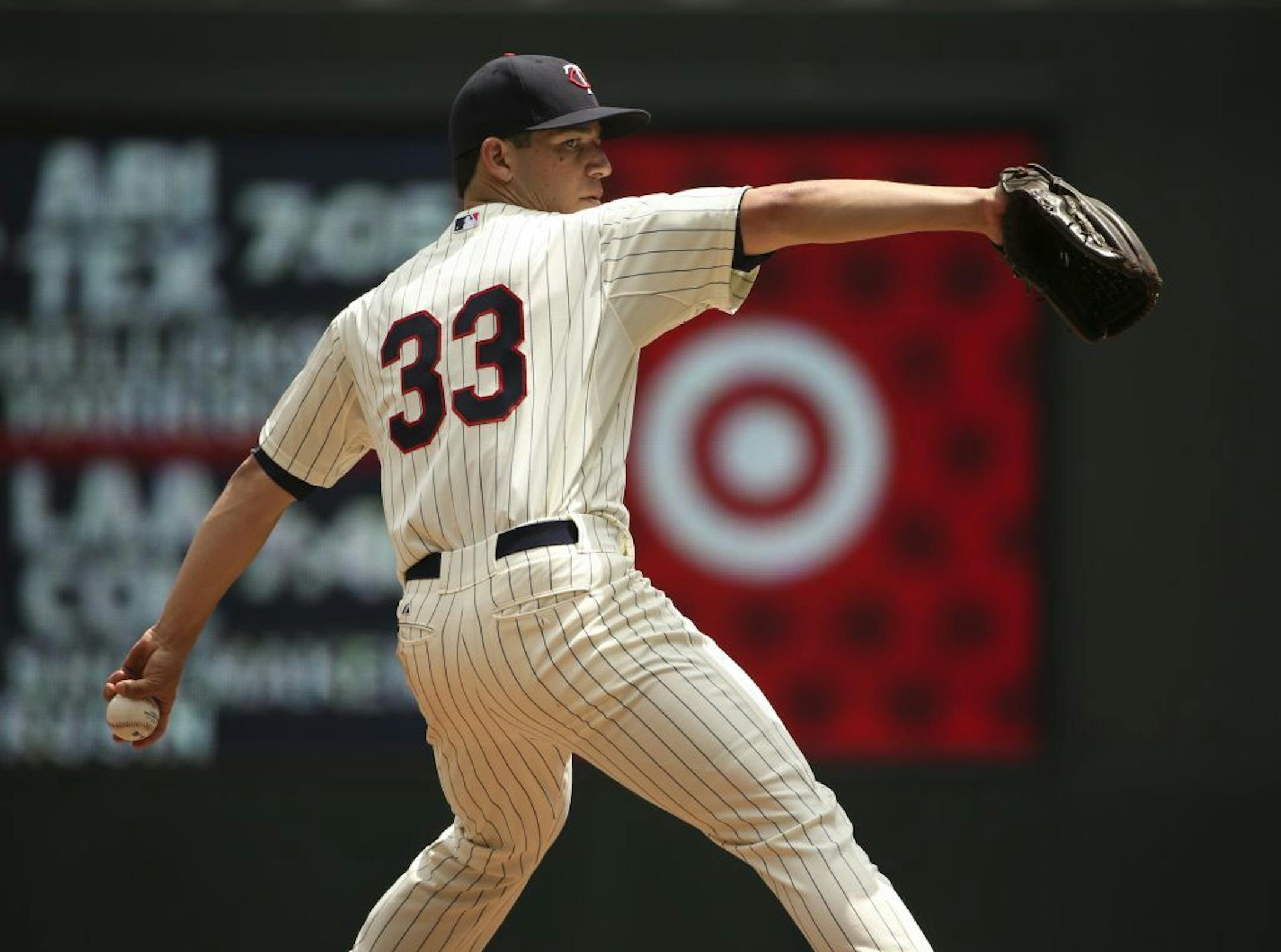 Minnesota Twins starting pitcher Tommy Milone.