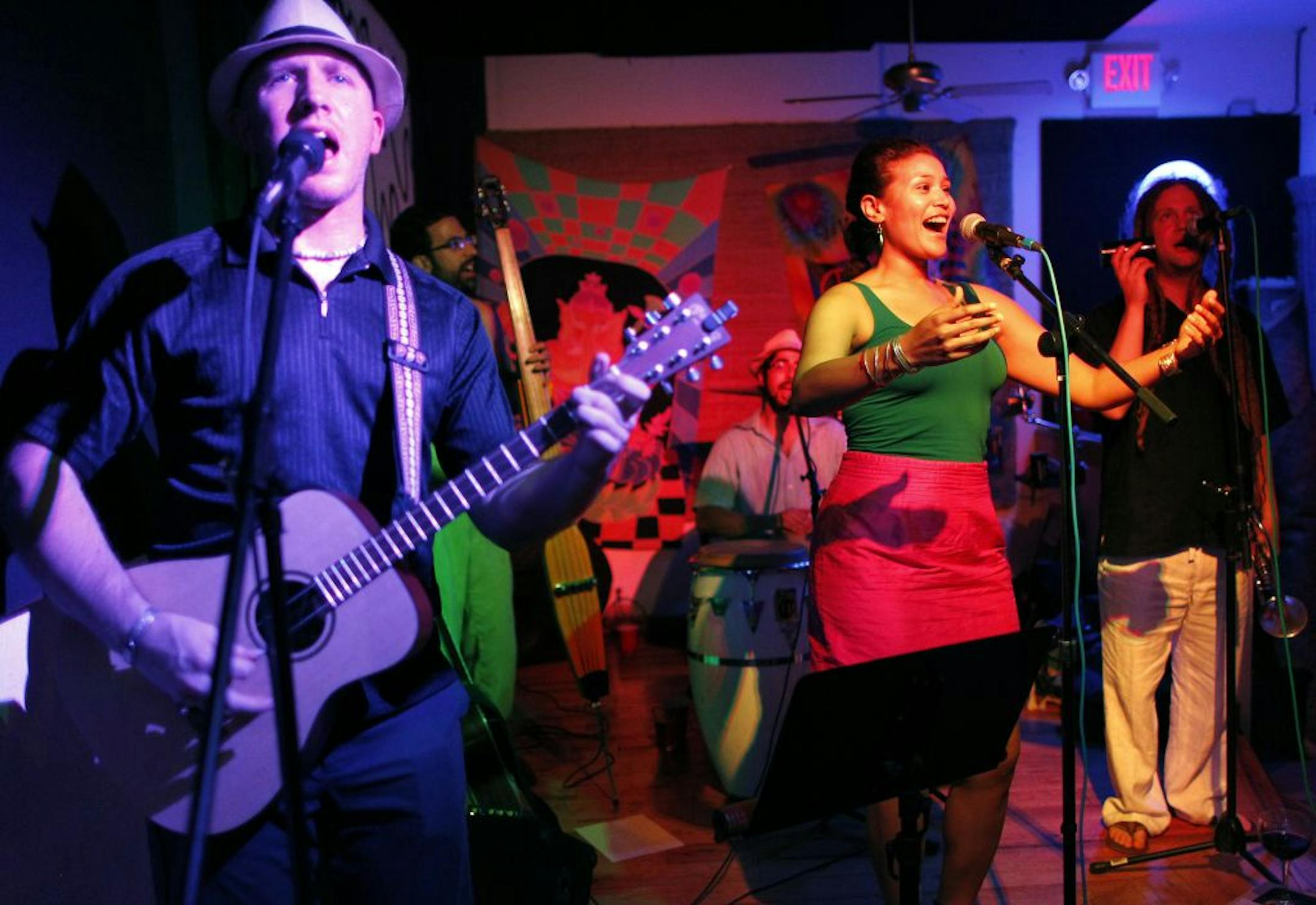 Malamanya performed at the Driftwood Char Bar in south Minneapolis.