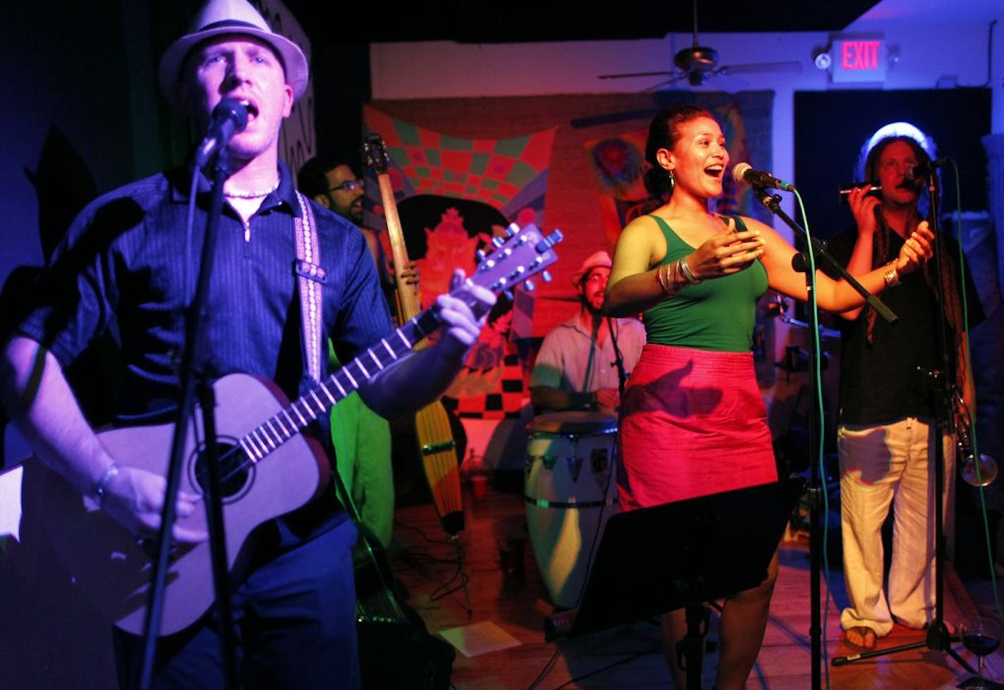 Malamanya performed at the Driftwood Char Bar in south Minneapolis.