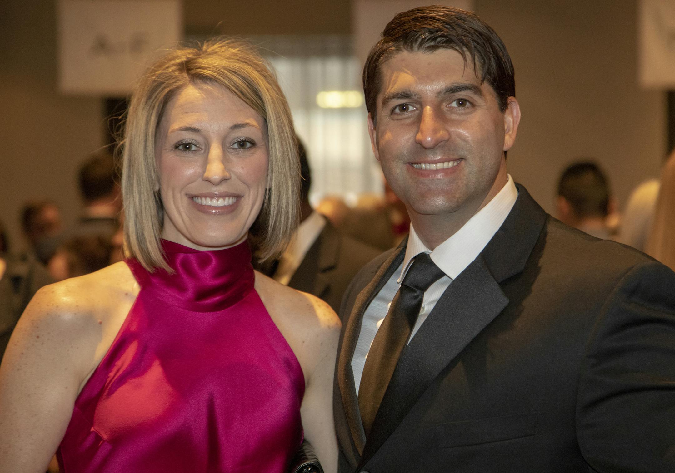 Mindy Dragisich and Brad Walz.