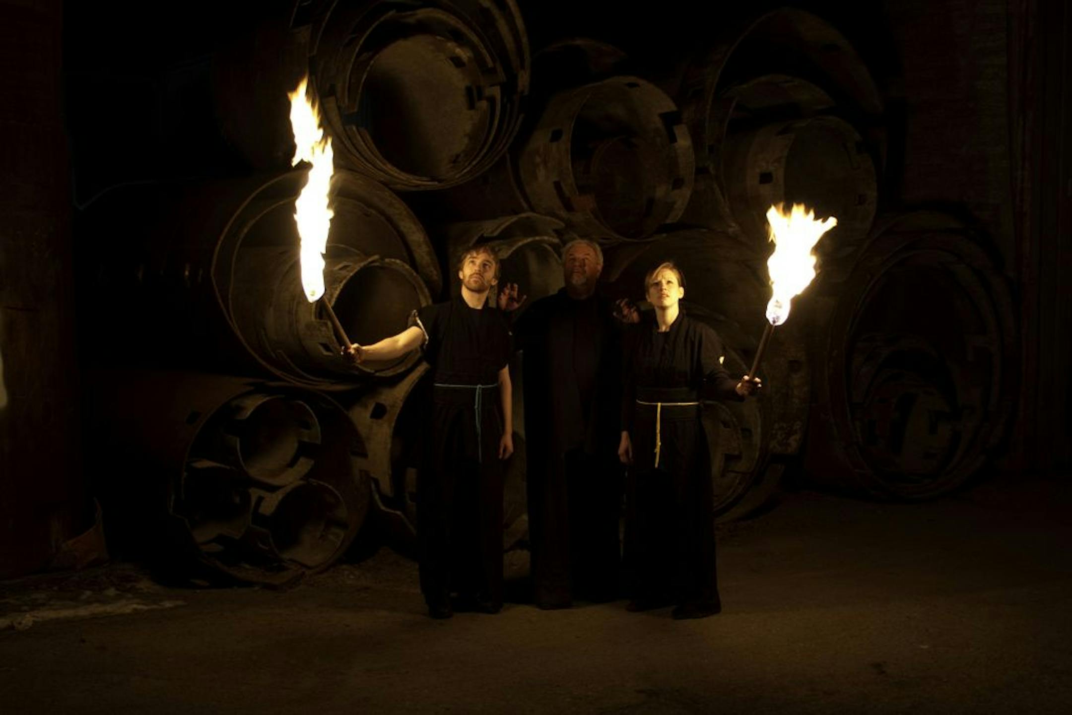 Andrew Gullikson, Paul Schoenack and Kara Davidson in "Babel."