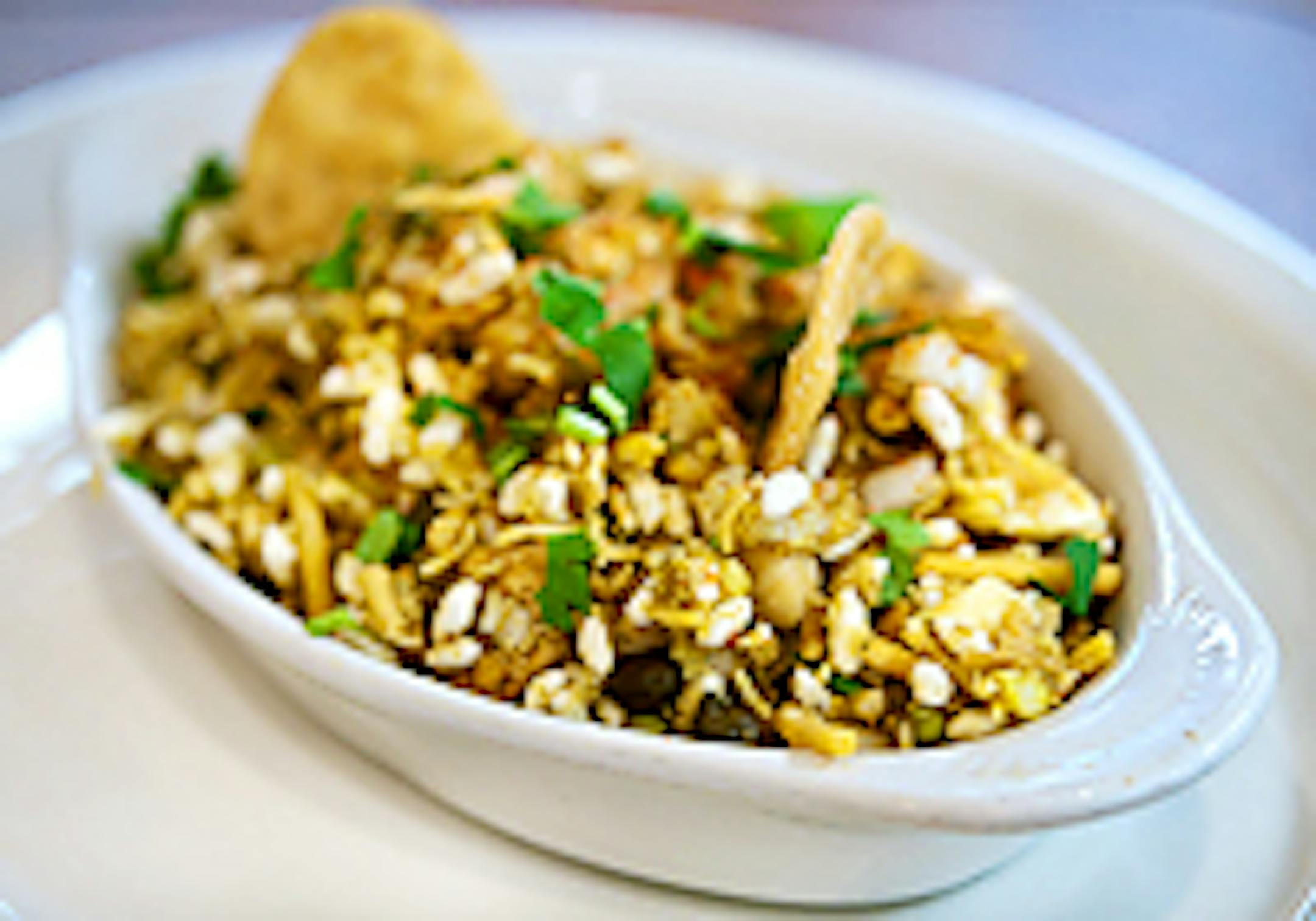Bhelpuri is one of many treats at CurryUp Foods