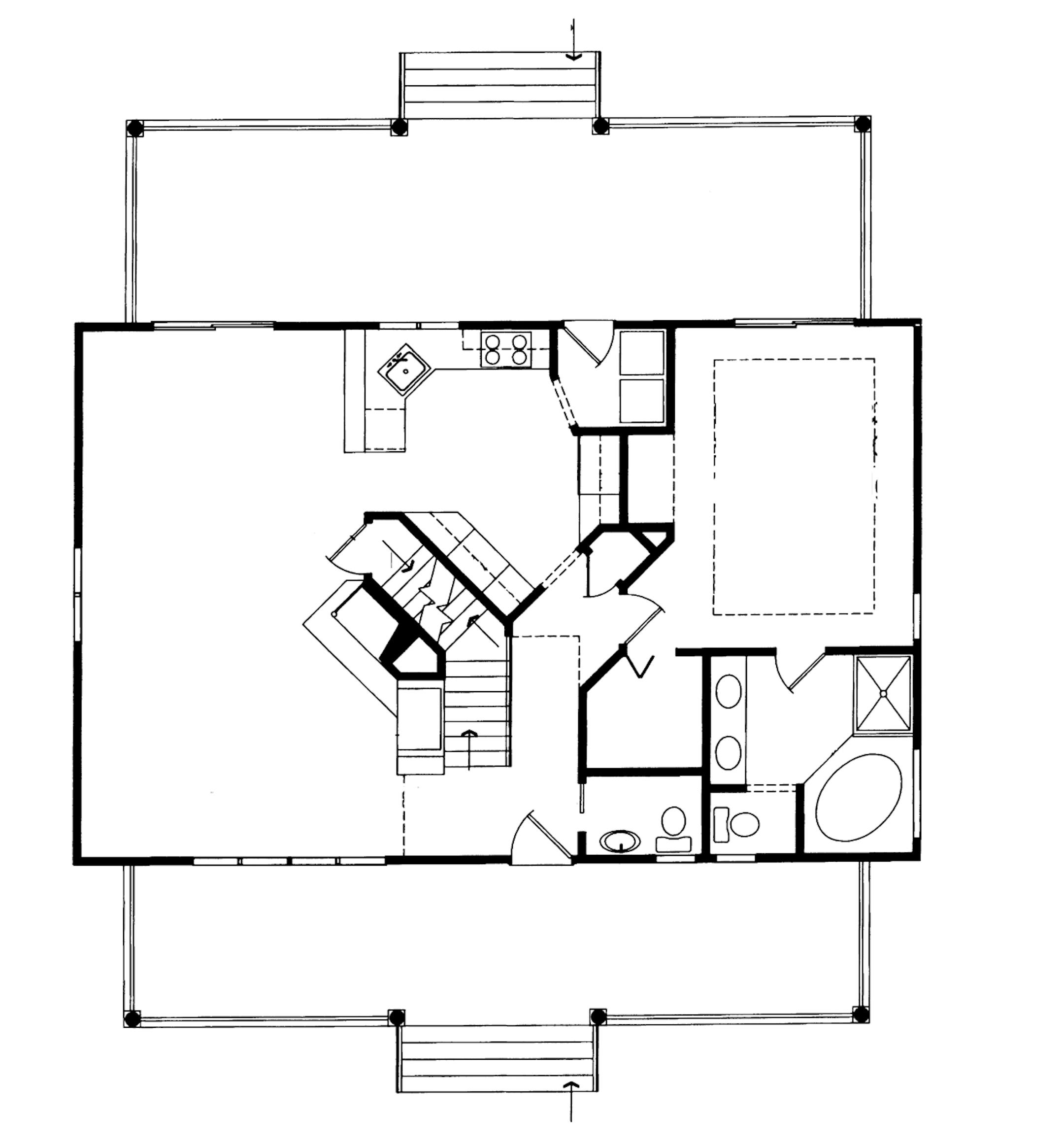 homeplan AX-94322, first floor