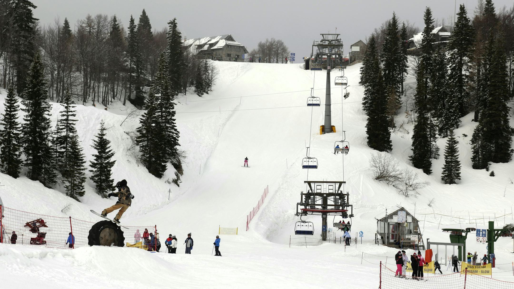 Vogel Ski Resort in Slovenia. MUST CREDIT: Ezav Mrgole