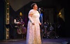 Thomasina Petrus stars as jazz icon Billie Holliday in "Lady Day at Emerson's Bar and Grill" at the Jungle Theater.