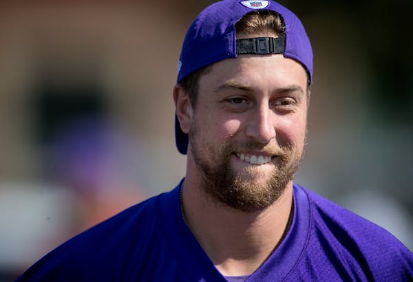 Vikings wide receiver Adam Thielen said holding training camp at the same place he played in college helped him. ] CARLOS GONZALEZ � cgonzalez@start