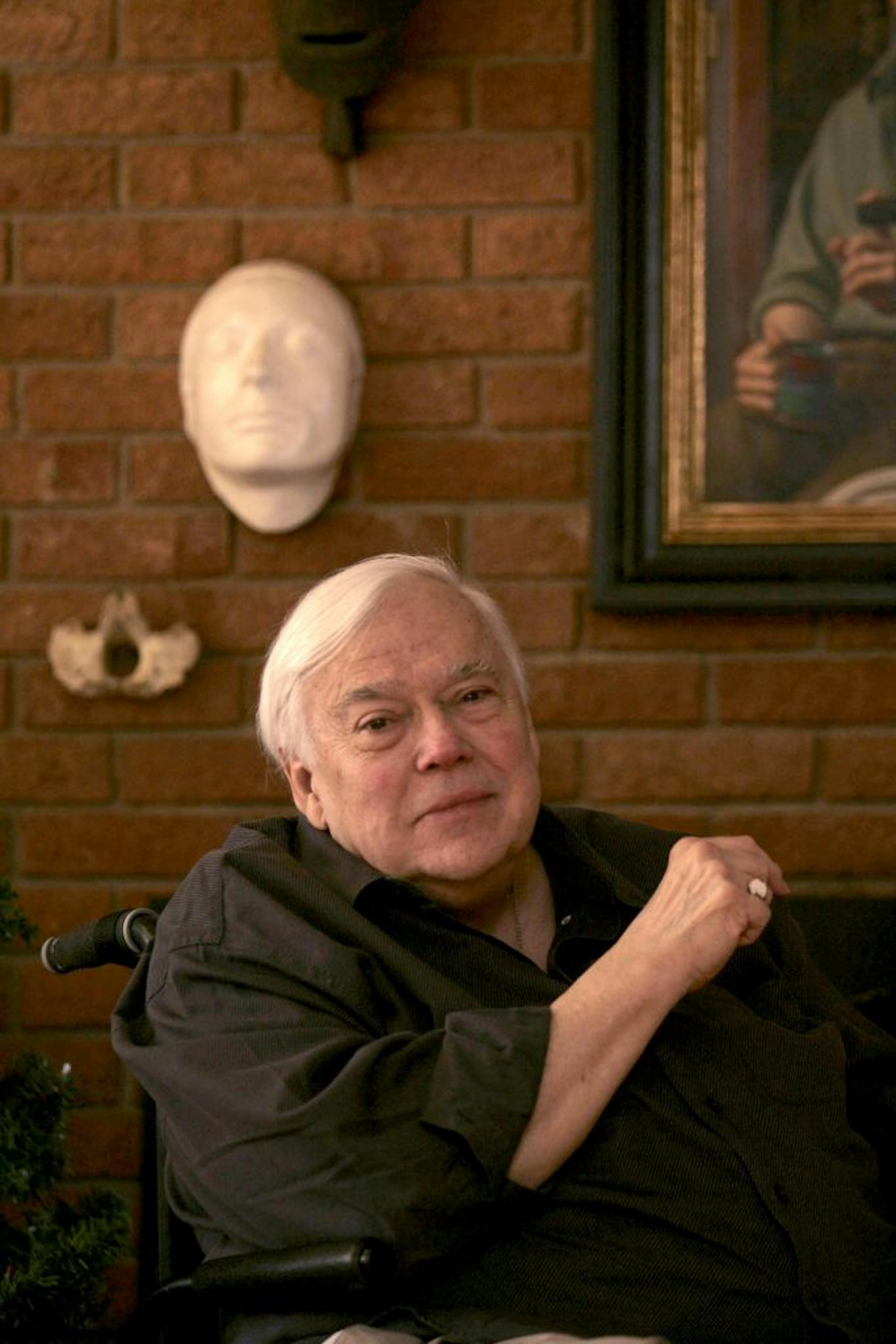 Author Reynolds Price, photographed in Durham, N.C., in January 2008, was a longtime Duke University professor and award-winning writer. He died in 2011 and his brother completed the recently published fourth volume of Price's memoirs.