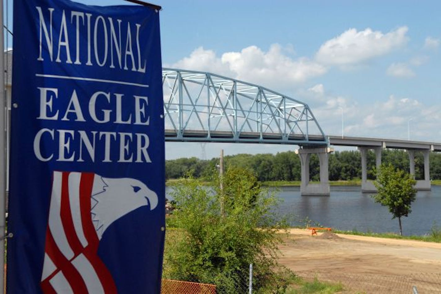 The National Eagle Center overlooks the Mississippi River in Wabasha.