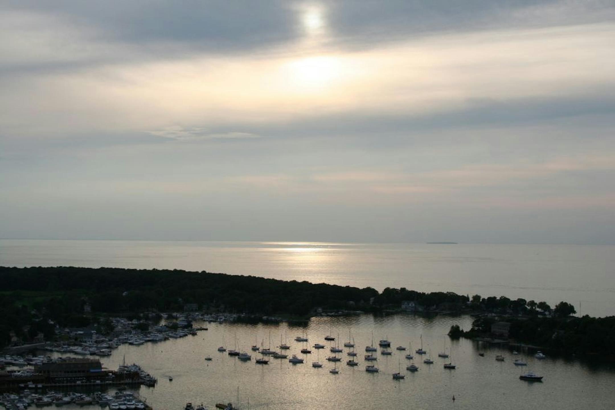 Put-in-Bay, a village on South Bass Island in Lake Erie.