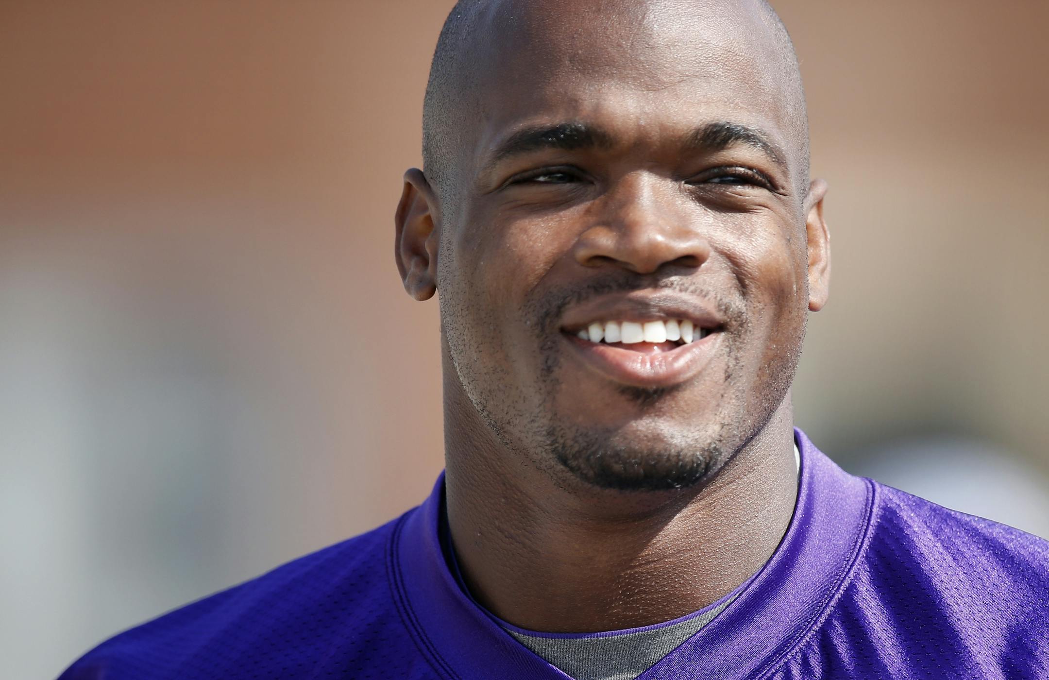 Vikings running back Adrian Peterson.