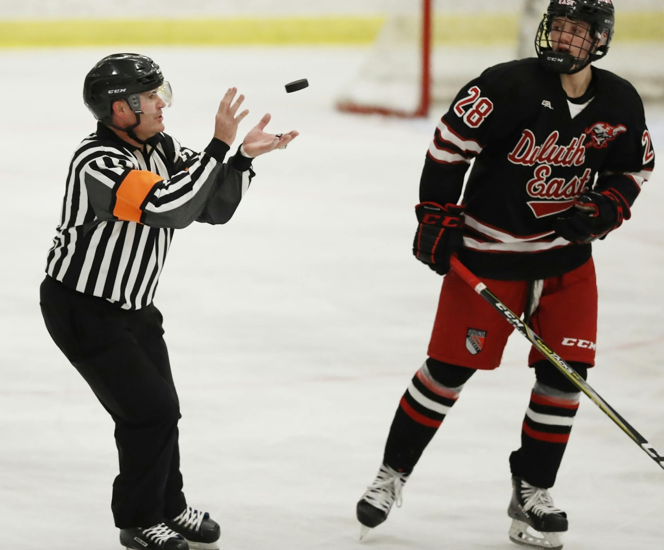 C.J. Beaurline has over 20 years of experience as an official. He also works Gophers' hockey games on the weekend.
