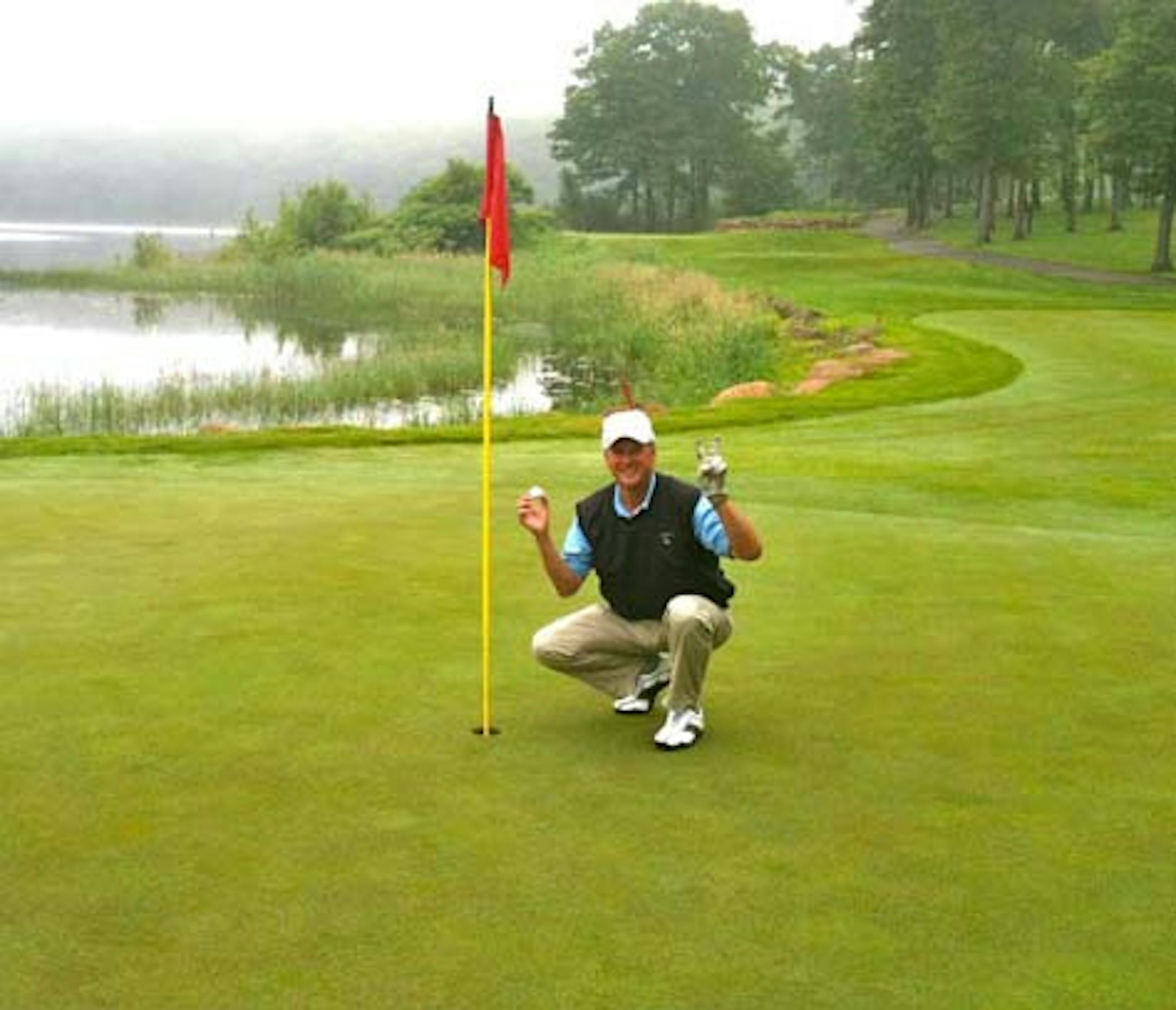 John Guild had to wait until age 65 to get a hole-in-one. Then he got two.