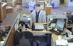 South St. Paul Police are looking for this man in connection with a robbery at the Wakota Federal Credit Union.