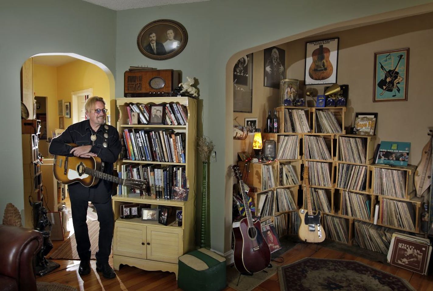 Veteran Minneapolis singer/songwriter Paul Metsa, shown at home, is "the best storyteller in any circle of friends you can have," said longtime pal songwriter Kevin Odegard.