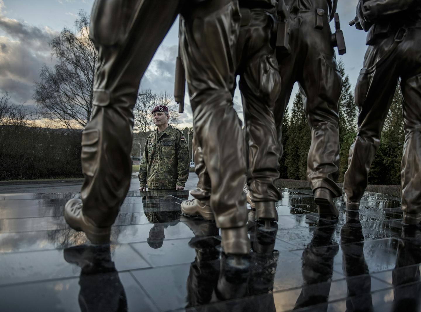 Gen. Markus Kreitmayr, who has done tours in Bosnia, Kosovo and Afghanistan, in Calw, Germany on Feb. 11, 2020. Kreitmayr has called the current crisis in the KSK unit "the most difficult phase in its history." (Laetitia Vancon/The New York Times)