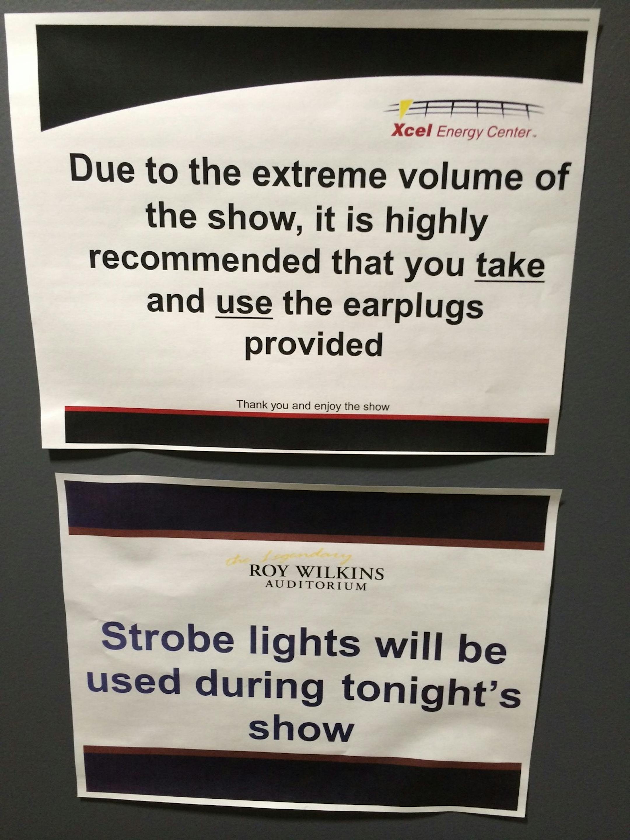 The signs weren't just for show outside Roy Wilkins Auditorium on Friday.