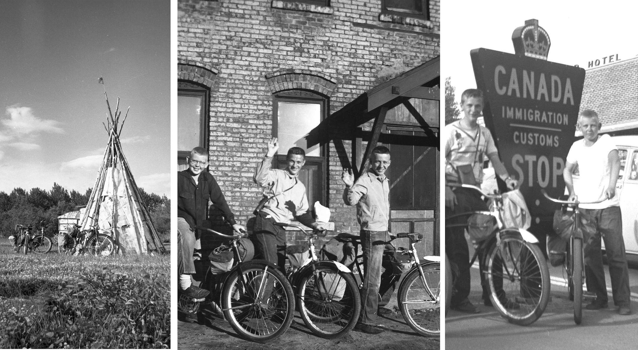 Dick Thorud, Arland Olafson and Bill Englund largely followed the same route in 1951 taken today by many who pedal toward the North Shore.