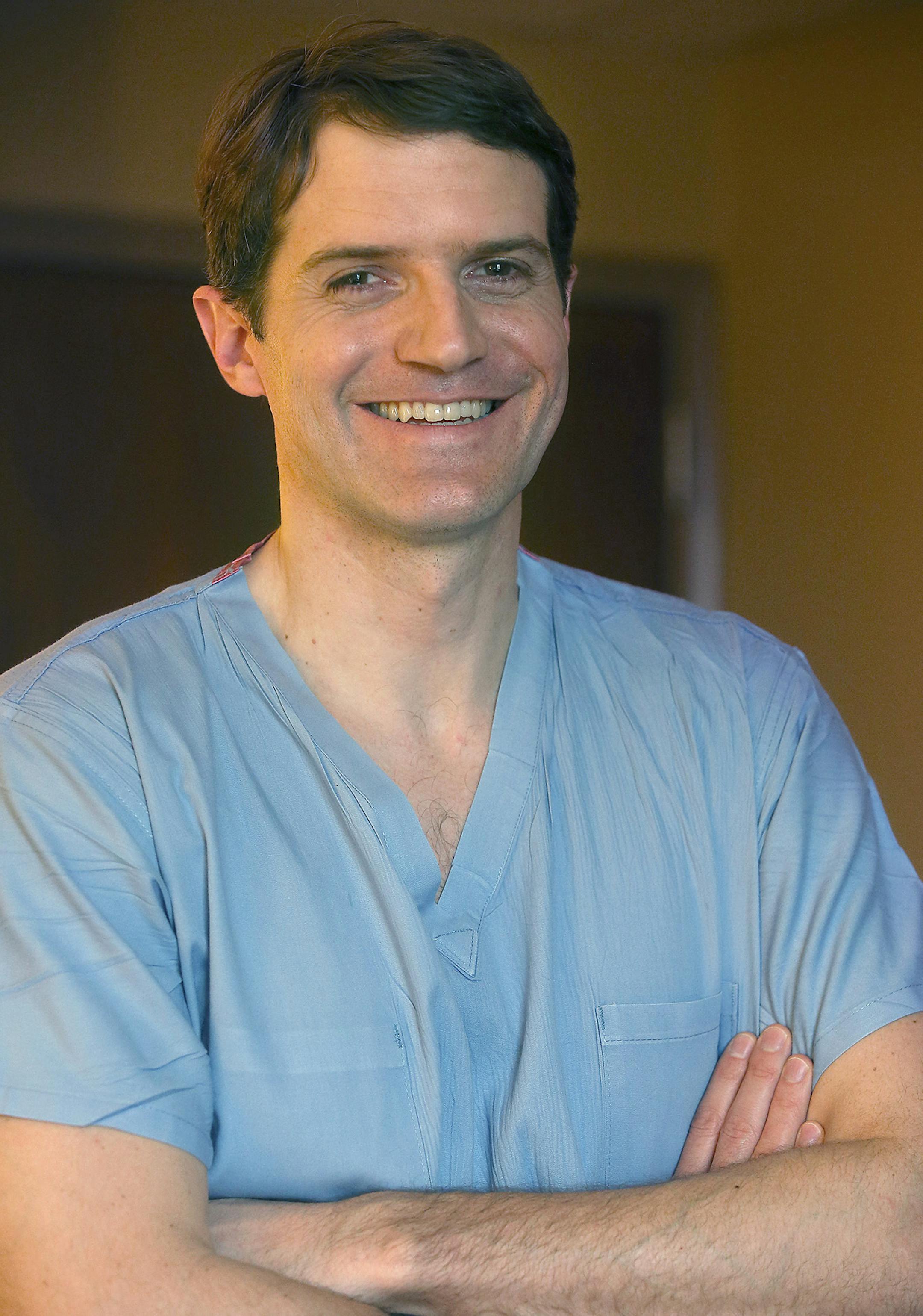 Dr. Robroy MacIver is running a clinical study on a new medical device made for gravely ill young children who have bad heart valves, at the University of Minnesota Amplatz Children's Hospital, Monday, March 9, 2015 in Minneapolis, MN. The device, made by St. Jude, is the only one on the market intended for kids under 5. It's tiny, just 15 mm wide, about half the size of a typical artificial valve. In an unusual twist, the company says it has been pushed by the FDA to seek approval for the devic