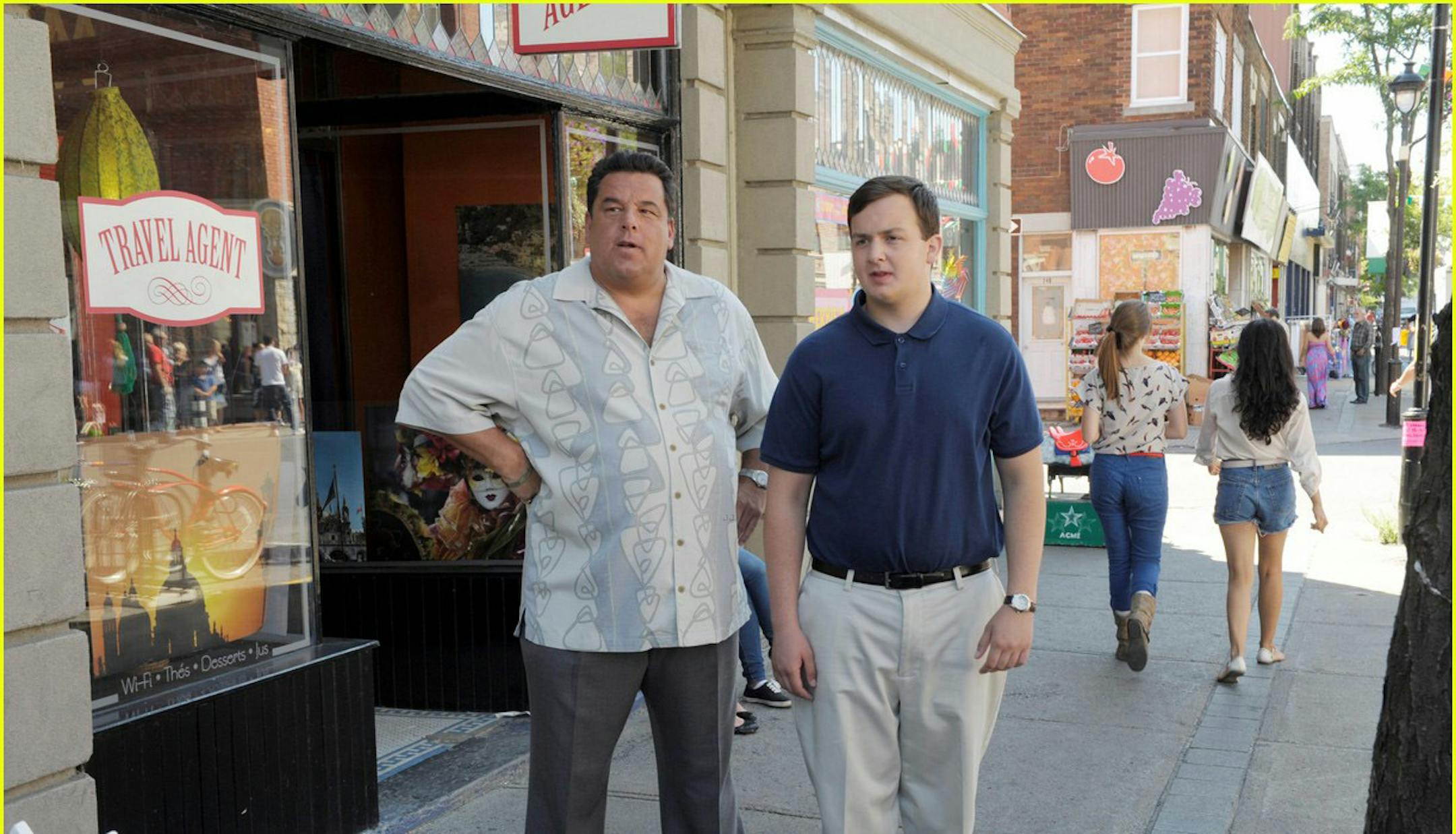 Pictured: Nicholas Borelli II (Noah Munck) and Uncle Frankie (Steve Schirripa) in NICKY DEUCE on Nickelodeon. Photo: Jonathan Wenk/Mar Vista Entertainment ¬©2013 Mar Vista Entertainment