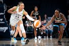 Lynx forward Napheesa Collier was honored by the league for the team's hot start this season.
