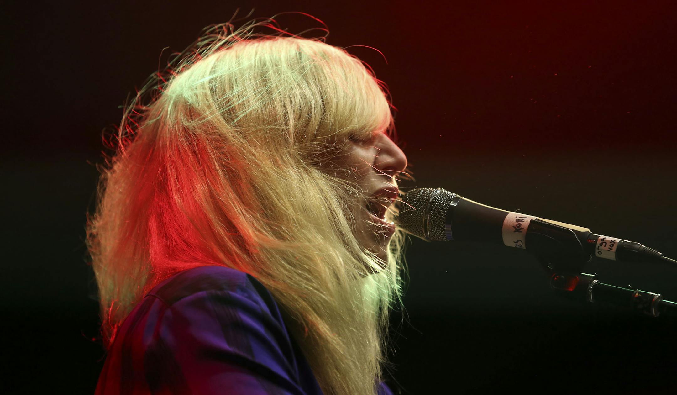 Mates of State performed at Roy Wilkins Auditorium in St. Paul, Min., Friday, August 2, 2013. ] (KYNDELL HARKNESS/STAR TRIBUNE) kyndell.harkness@startribune.com