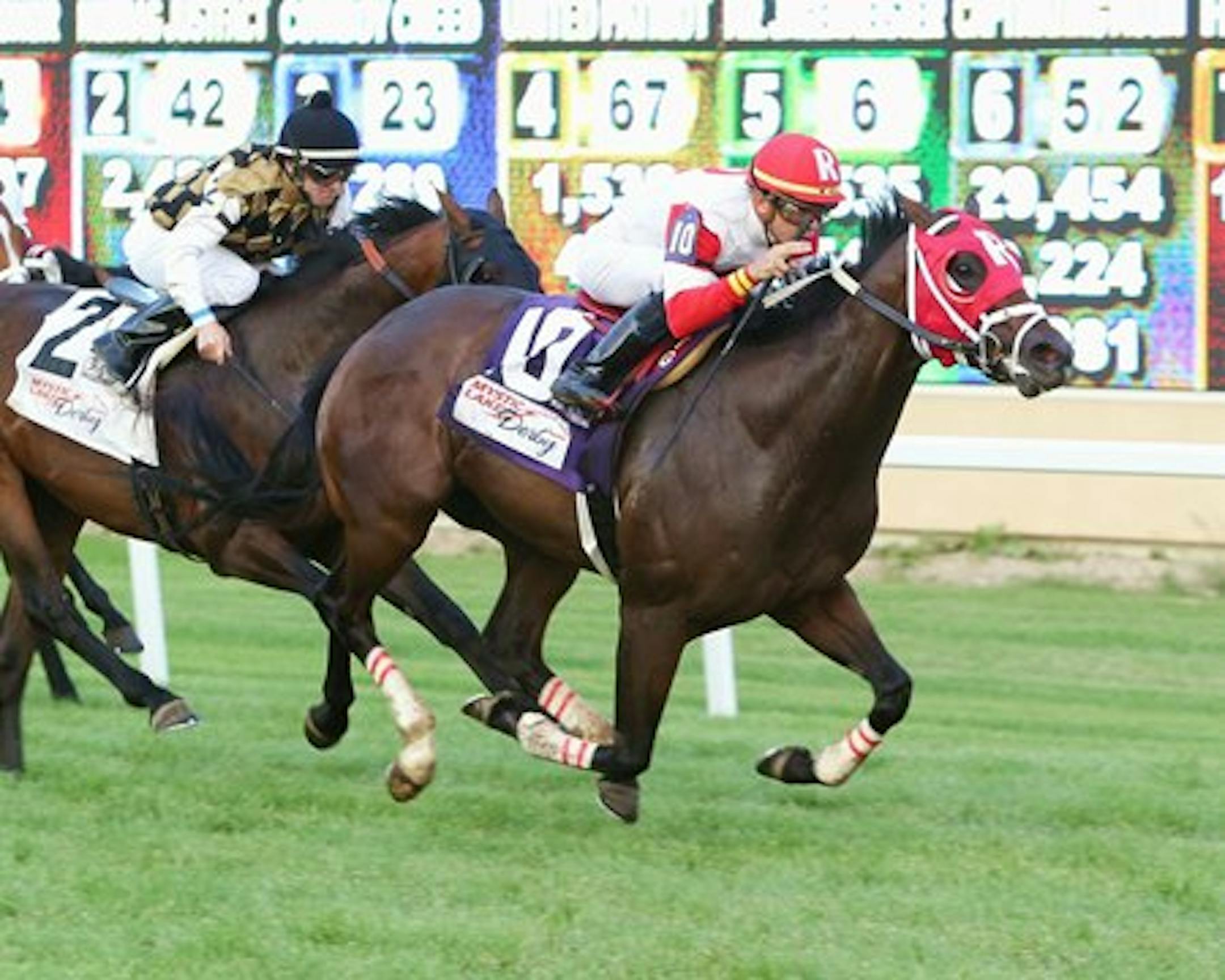 Sniper Kitten won the Mystic Lake Derby in 2018.