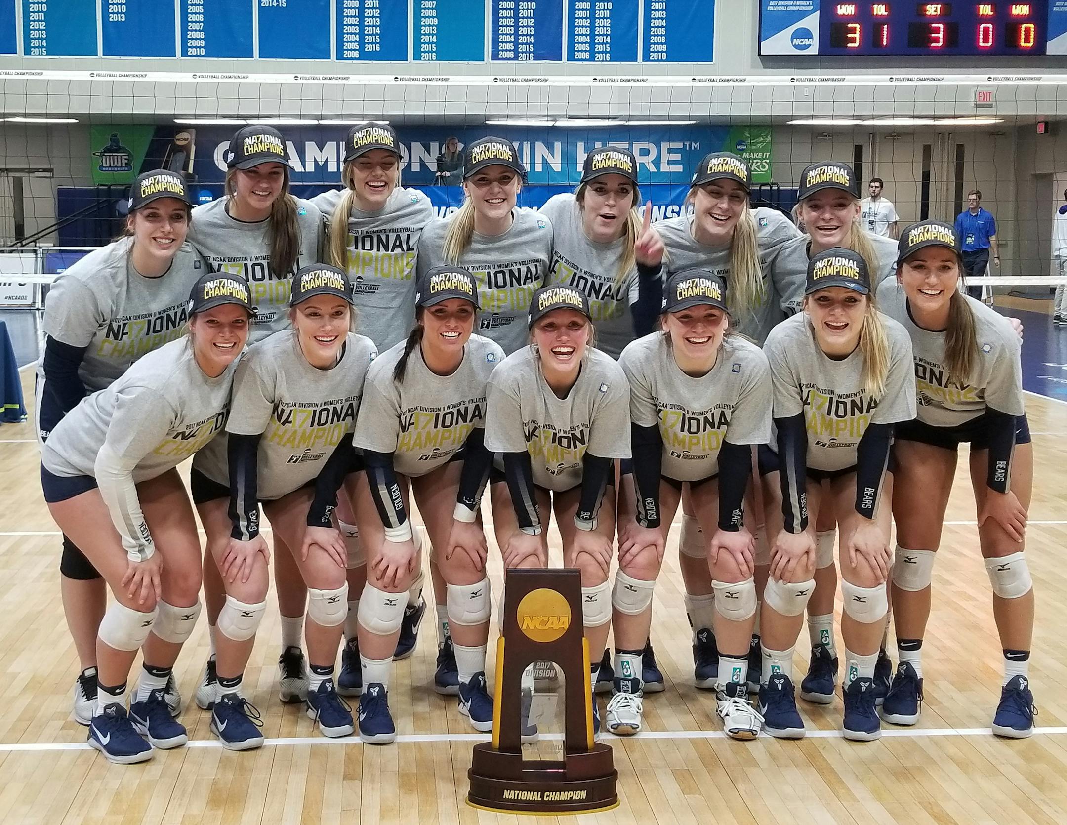 Concordia St. Paul won the 2017 NCAA Division II national volleyball championship by beating Southern Florida. Patrick Rydeen, Concordia St. Paul