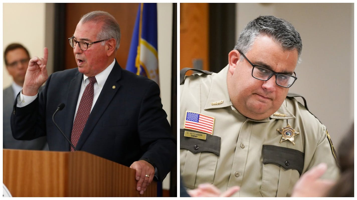 The Hennepin County Board had tabled for nearly a year action on salary bumps for County Attorney Mike Freeman and Sheriff Dave Hutchinson.