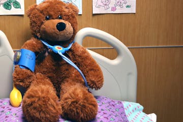 Rooms at Children's Minnesota Hospital are equipped with a variety of amenities to make patients and their families feel more at home, including perso