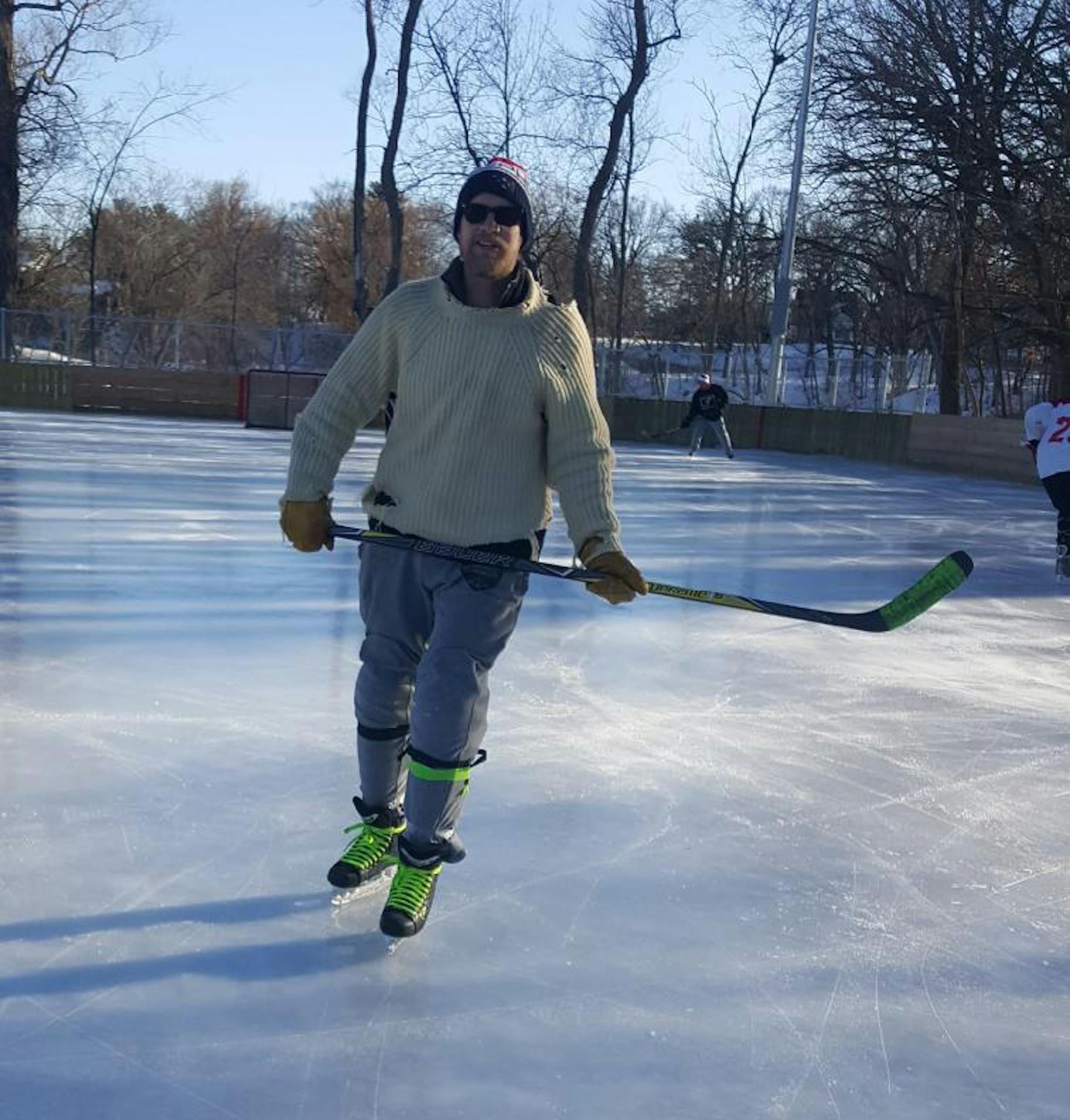 Haberman's love of hockey inspired his brainchild: the U.S. Pond Hockey Championships.