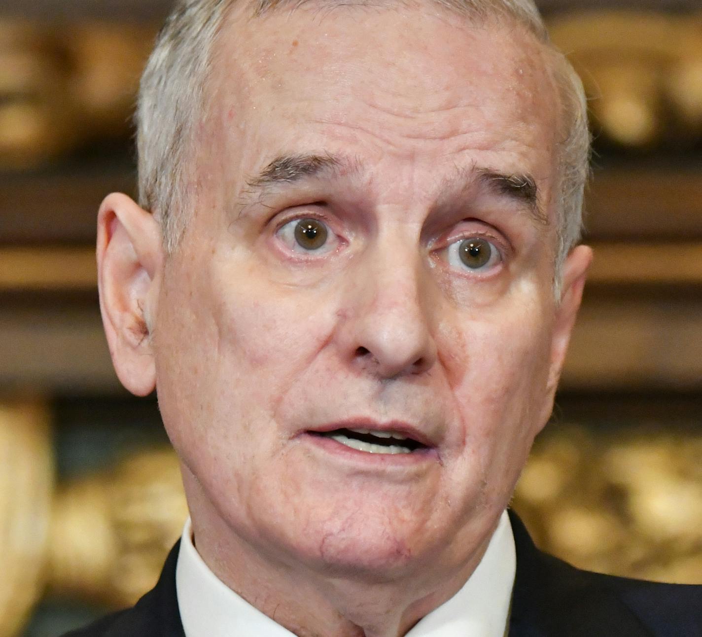 Governor Mark Dayton signed a broadly bipartisan bill that allows Minnesotans to recover their vehicle after someone else is convicted of driving it without their permission. He also answered questions about a variety of issues including health insurance funding. ] GLEN STUBBE &#xef; glen.stubbe@startribune.com Monday, April 3, 2017