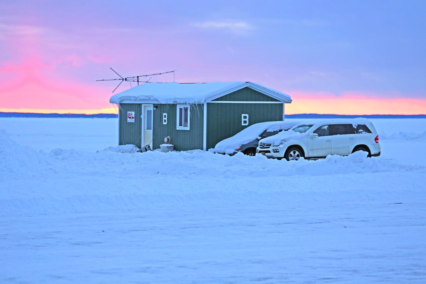 Home away from home: For four Indiana anglers, this Mille Lacs rental ice fishing house, or one like it, has been home for weeklong periods for nearly 40 years.