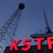 St. Paul, MN, Wednesday, June 4, 2003 -- The illuminated red letters of KSTP studios light up the Hubbard Broadcasting building at 3415 University Ave